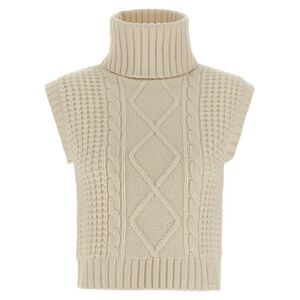 PERFECT MOMENT White Merino Wool Sleeveless Women's Jacket